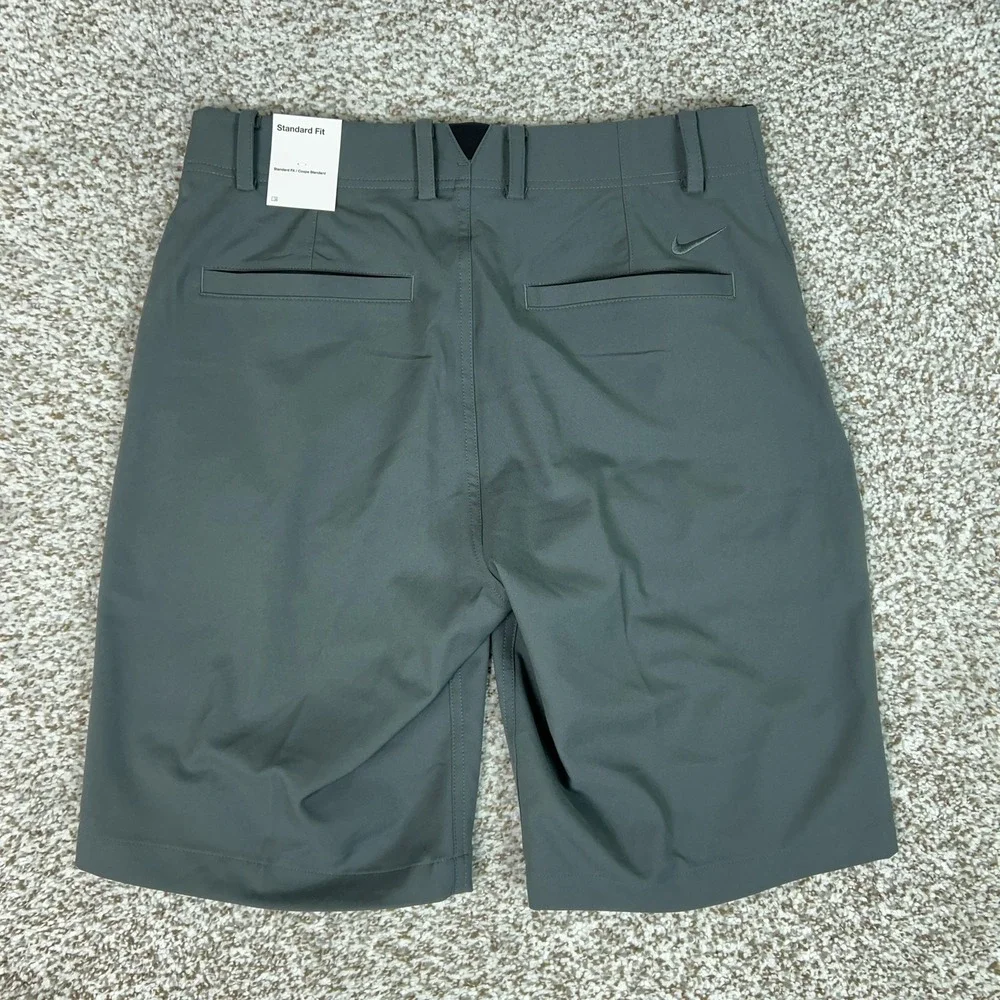Nike Golf Shorts Mens 30 Gray Dri-FIT Standard Fit Performance Stretch Comfort‎